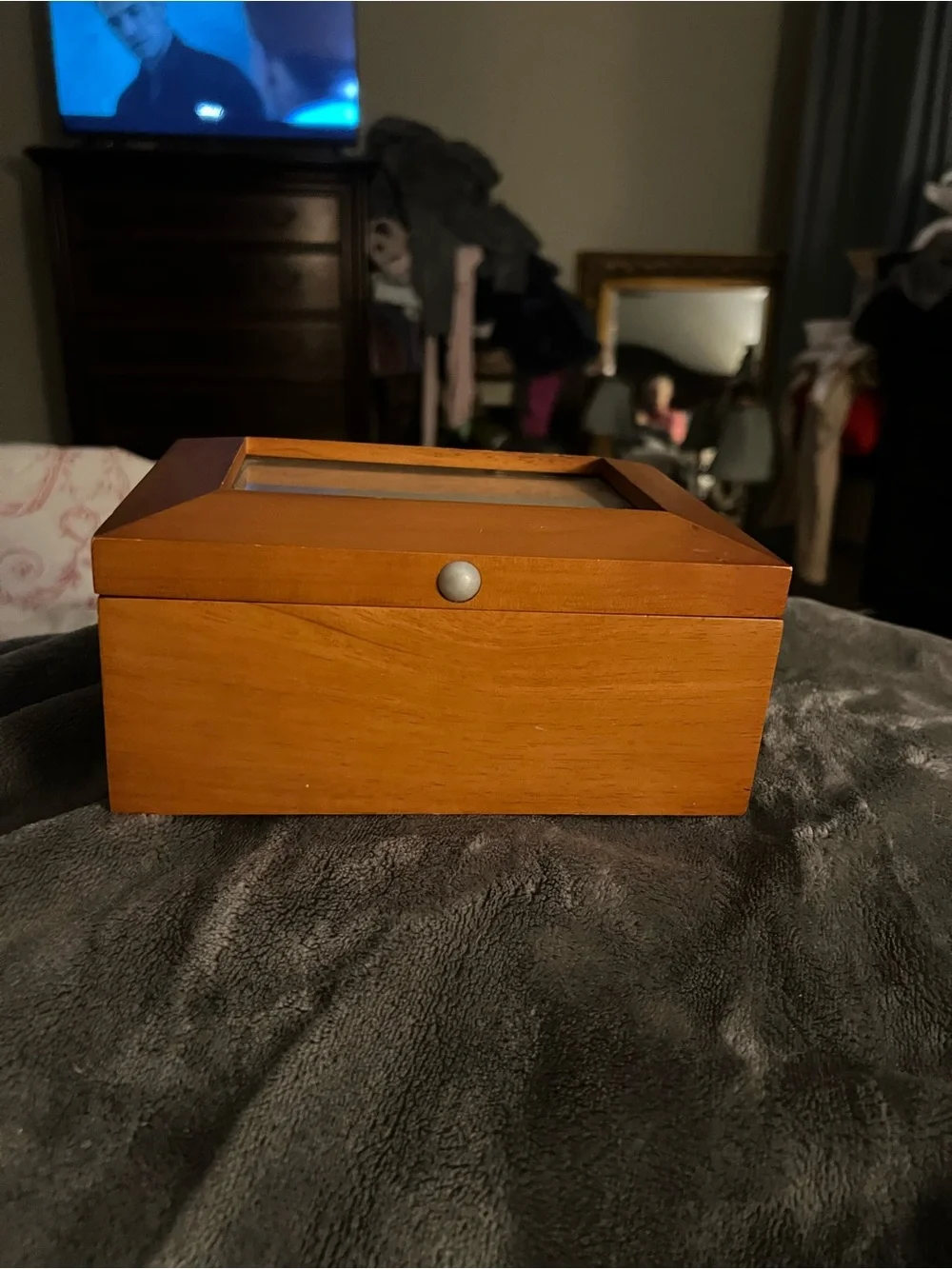 Hallmark Keepsake  Storage Box with photo Frame Top